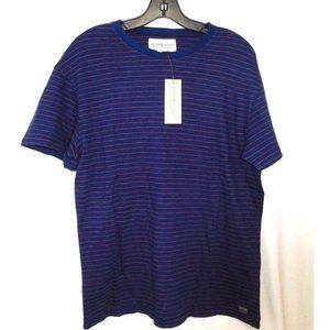 Ralph Lauren Striped T Tee Large L NEW Navy Blue Red NEW Cotton MenWomenStyle